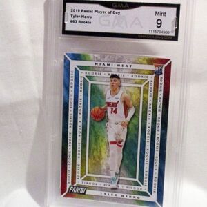 TYLER HERRO 2019 Panini Prizm Draft Picks #15 SP Rookie Miami Heat GMA 9